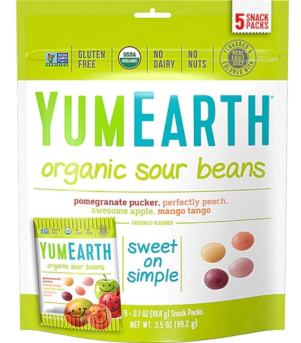 Comprar Yum Earth Organic Sour Beans Assorted -- 5 Packs