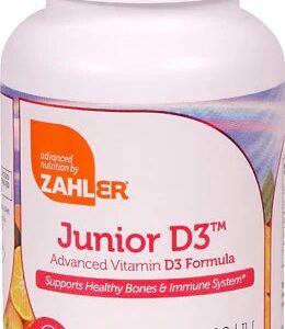 Zahler Junior D3™ Orange -- 1000 IU - 120 Chewable Tablets