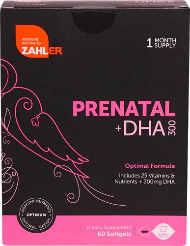 Zahler Prenatal plus DHA 300 -- 60 Softgels