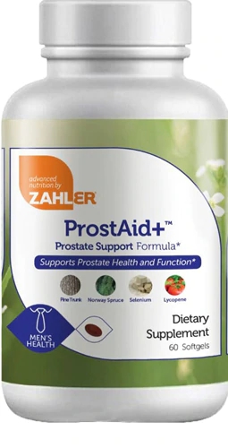 Comprar Zahler ProstAid+™ Prostate Support Formula -- 60 Softgels