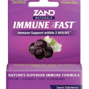 Zand Immune Fast™ Sweet Elderberry -- 15 Chewable Tablets