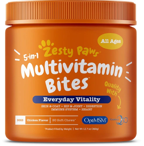 Comprar Zesty Paw 5 In 1 Multivitamin Bites Chicken -- 90 Soft Chews