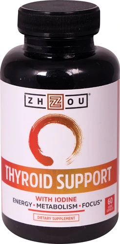Comprar Zhou Thyroid Support with Iodine -- 60 Veggie Capsules
