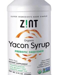 Zint Organic Yacon Syrup Prebiotic Sweetener -- 8 fl oz