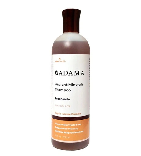 Zion Health Adama Ancient Minerals Shampoo Regenerate Geranium Rose -- 16 fl oz