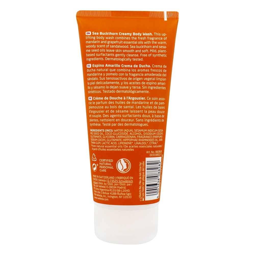Comprar Lavagem Corporal Cremosa Sea Buckthorn - 6.8 fl. oz. Weleda - Imagem 2