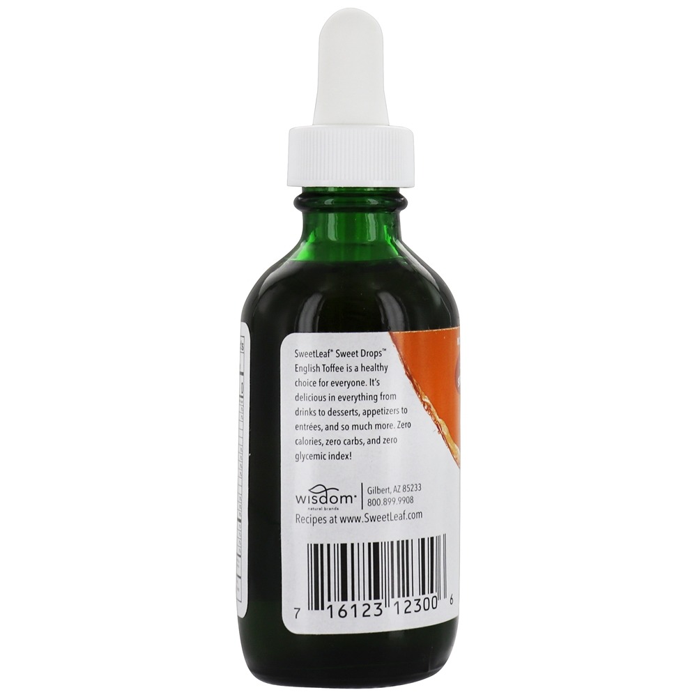 Comprar Caramelo inglês de Stevia líquido das gotas doces - 2 fl. oz. SweetLeaf - Imagem 3