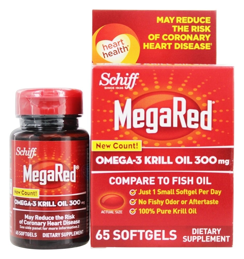 Comprar Mega Vermelho Omega - 3 Óleo de Krill 300 mg. - 60 Softgels Schiff
