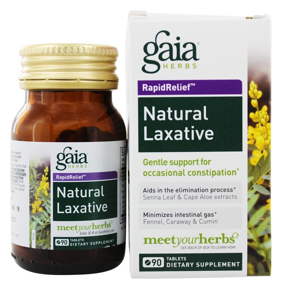 Comprar Laxante Natural RapidRelief - 90 Tablet (s) Gaia Herbs