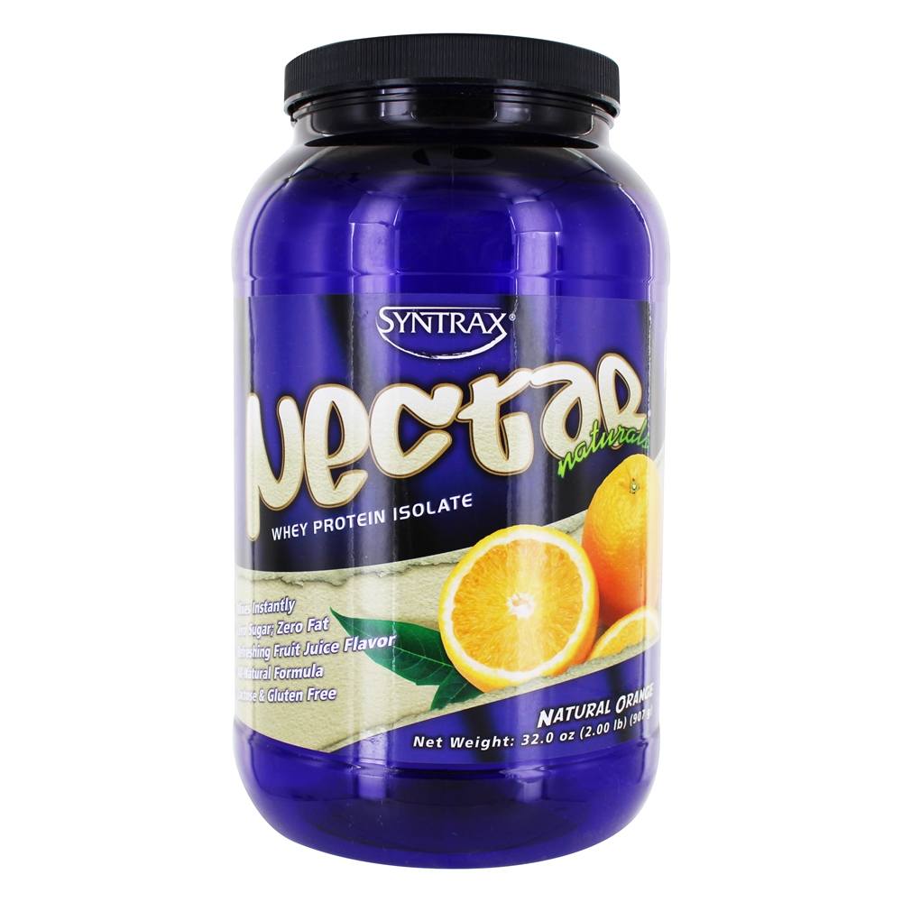 Comprar Néctar Naturals Soro de leite coalhado Proteína Isolar Natural Laranja - 2 lbs. Syntrax