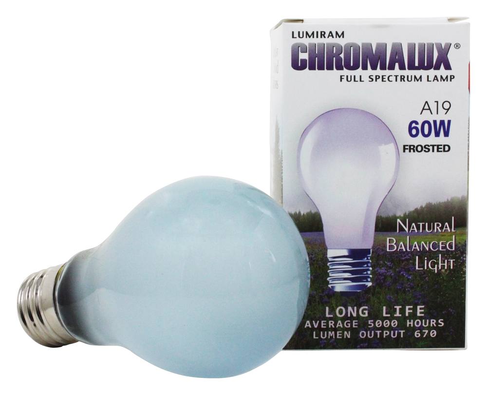 Comprar Lâmpada Fosco Chromalux A19 60W Completa Spectrum Lâmpada Lumiram