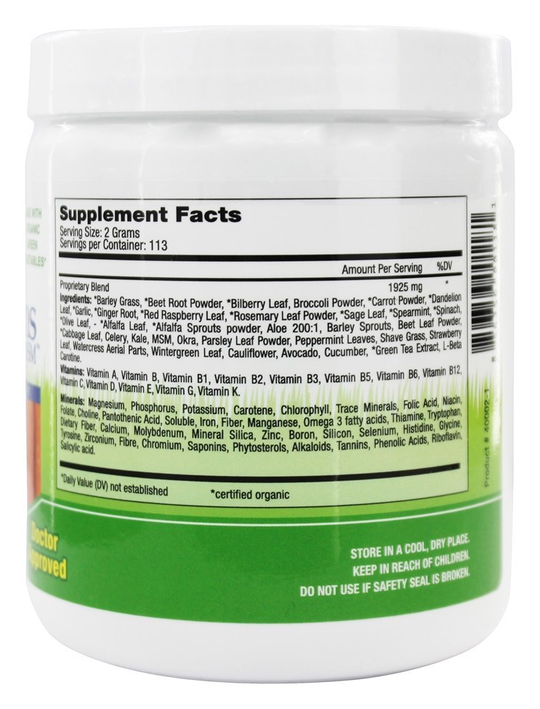 Comprar Mega Greens Plus MSM - 8 oz. Perfectly Healthy - Imagem 2