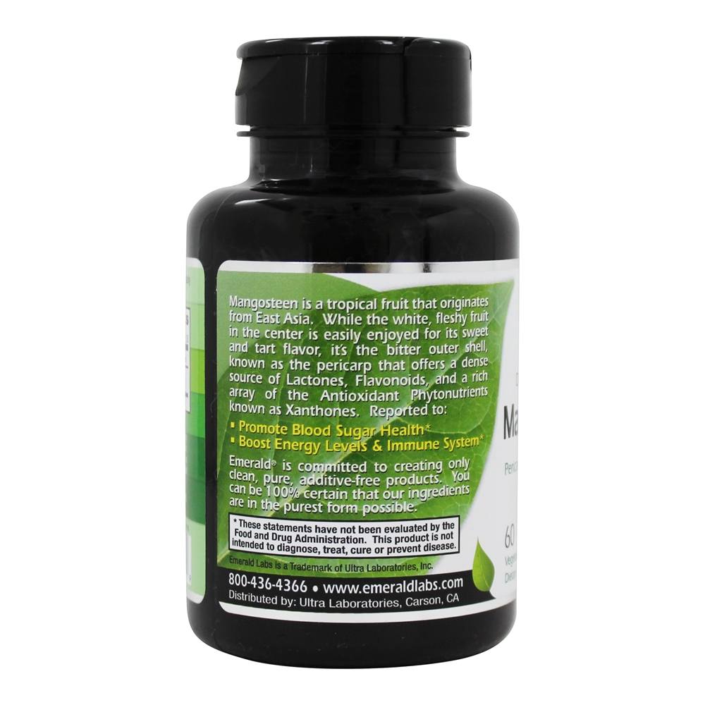 Comprar Mangostão 6 : 1 Extrato - 60 Cápsulas Vegetarianas Anteriormente FruitrientsXEmerald Labs - Imagem 3