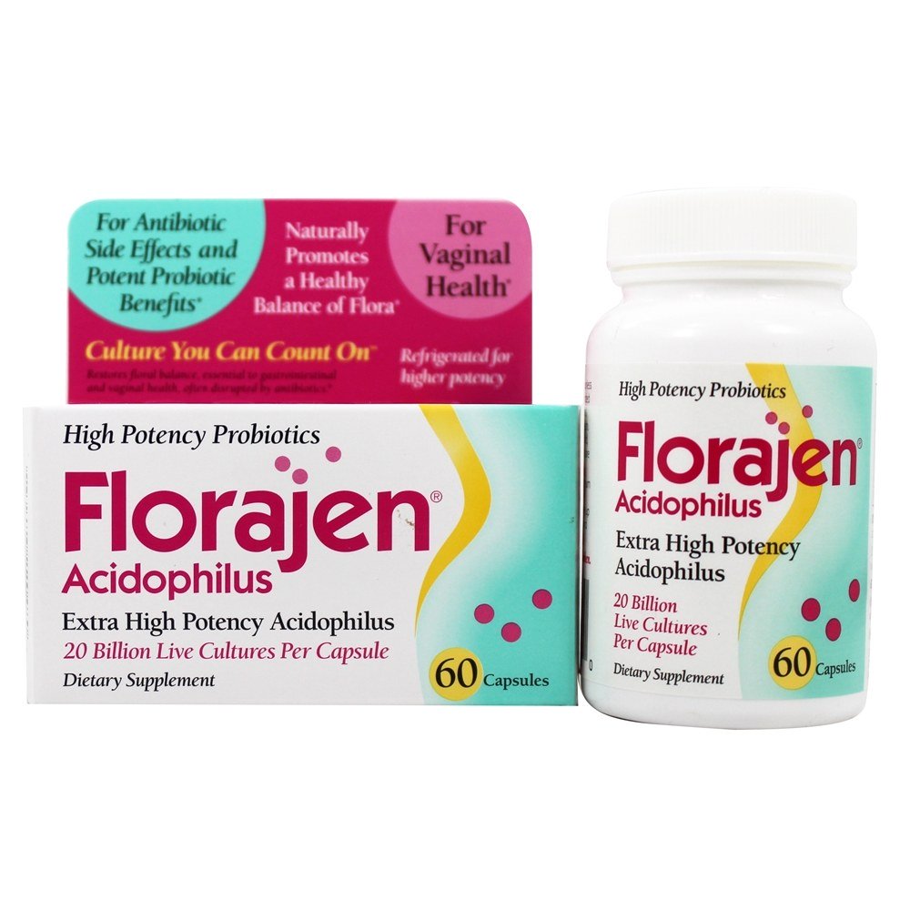 Comprar Florajen Probióticos de Alta Potência Acidophilus - Cápsulas 60 Florajen