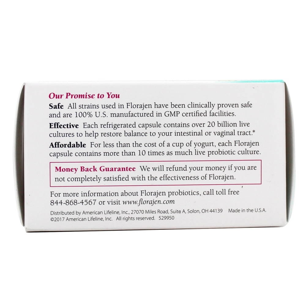 Comprar Florajen Probióticos de Alta Potência Acidophilus - Cápsulas 60 Florajen - Imagem 3
