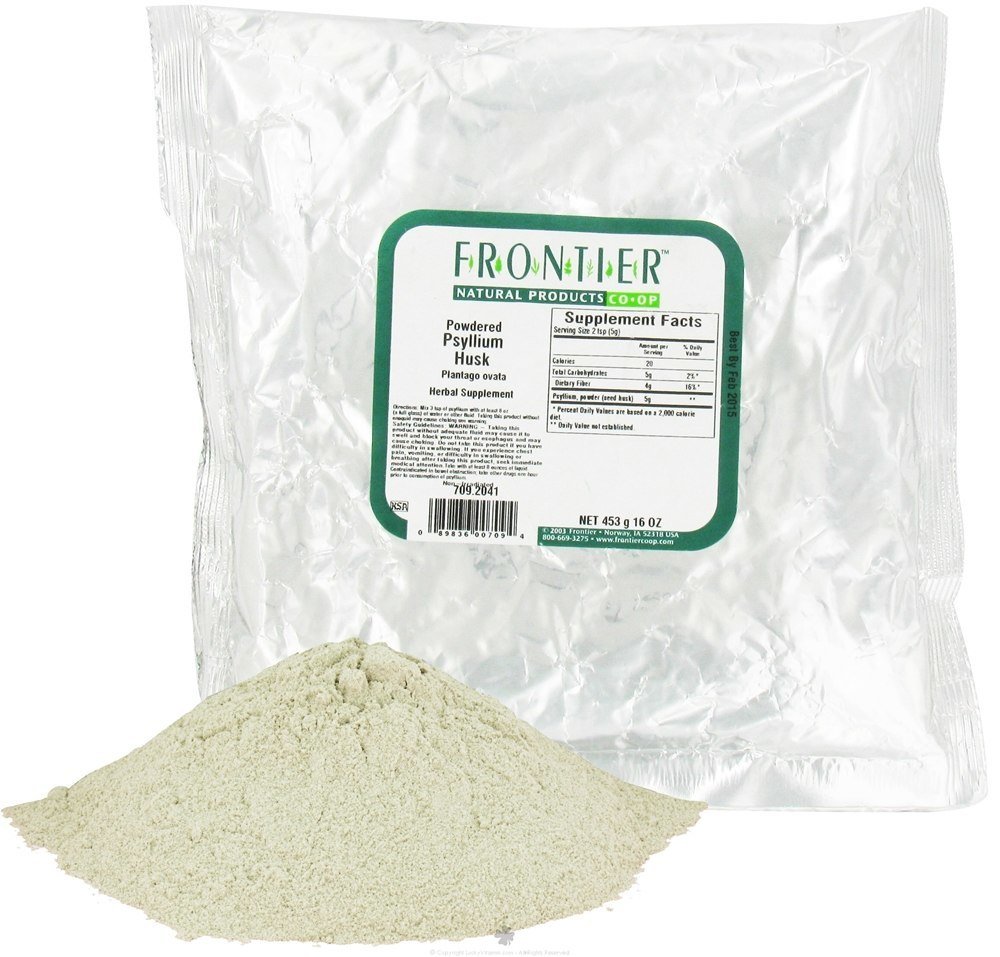 Comprar Casca de Psyllium em pó - 1 lb. Frontier Natural Products - Imagem 2