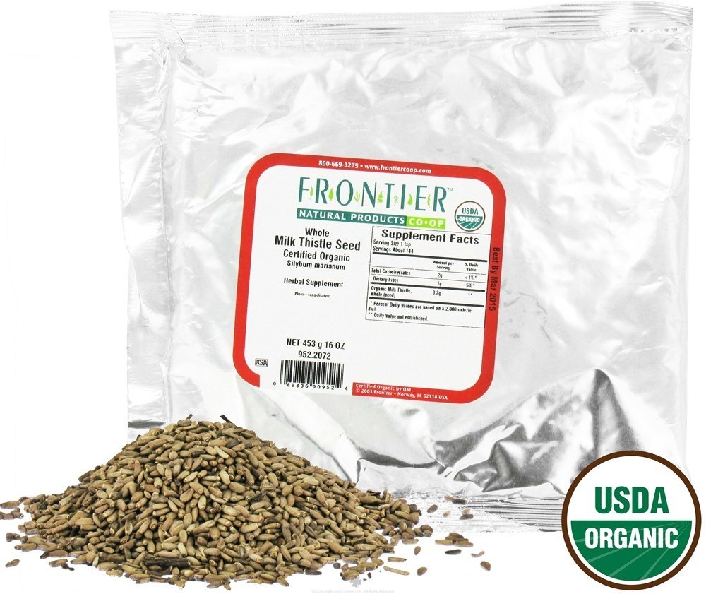 Comprar Cardo De Leite Sementes Orgânicas Integrais - 1 lb. Frontier Natural Products - Imagem 2