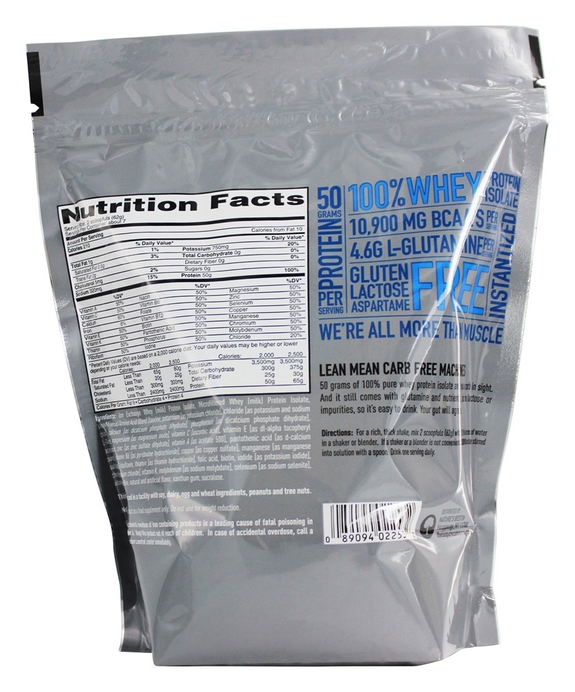 Comprar Isopure Zero Carb Sabor Baunilha Cremosa - 1 lb. Nature's Best - Imagem 2