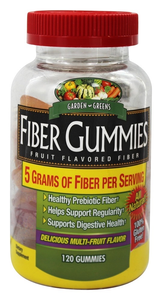 Comprar Gummies De Fibra De Frutas Multi Aromatizado - 120 Gummies Garden Greens