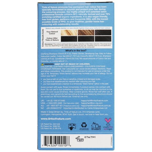 Comprar Condicionamento Permanente Cor de Cabelo 1N Natural Preto - 4.4 fl. oz. Tints Of Nature - Imagem 4