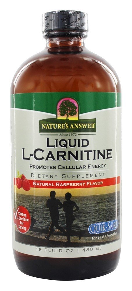 Comprar Sabor de Framboesa Natural Liquid L-Carnitina - 16 fl. oz. Nature's Answer