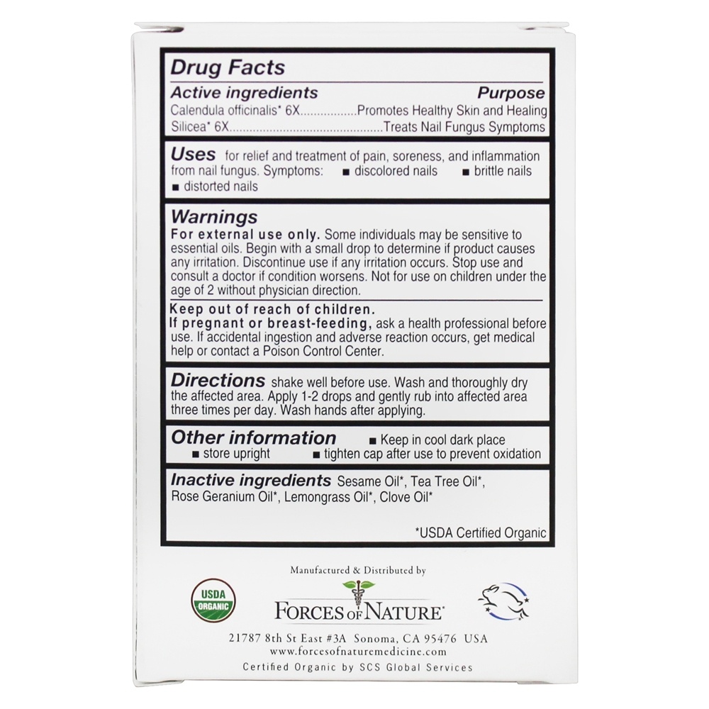 Comprar Controle de fungos nas unhas - 11 ml. Forces of Nature - Imagem 3