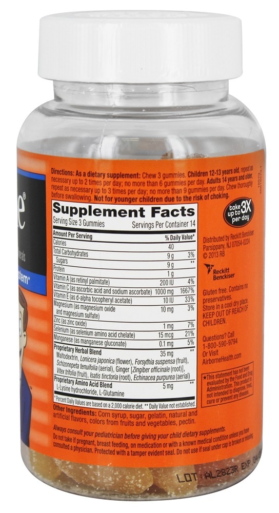 Comprar Imune Apoiar Gomoso Variado Fruto Sabores - 42 Contagem Airborne - Imagem 2