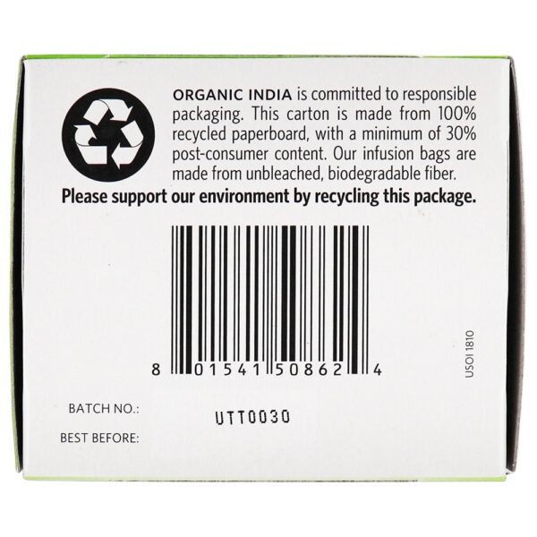 Comprar Chá De Moringa De Tulsi - 18 Saquinhos de Chá Organic India - Imagem 5