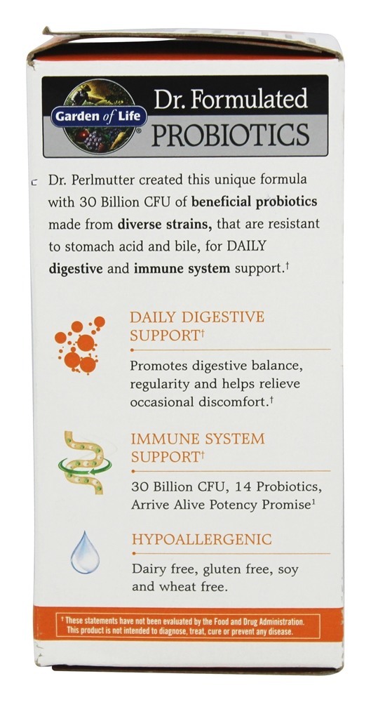 Comprar Dr. Probióticos Formulados Uma Vez Por Dia 30 Bilhões de UFC - Cápsulas vegetarianas 30 Garden of Life - Imagem 4