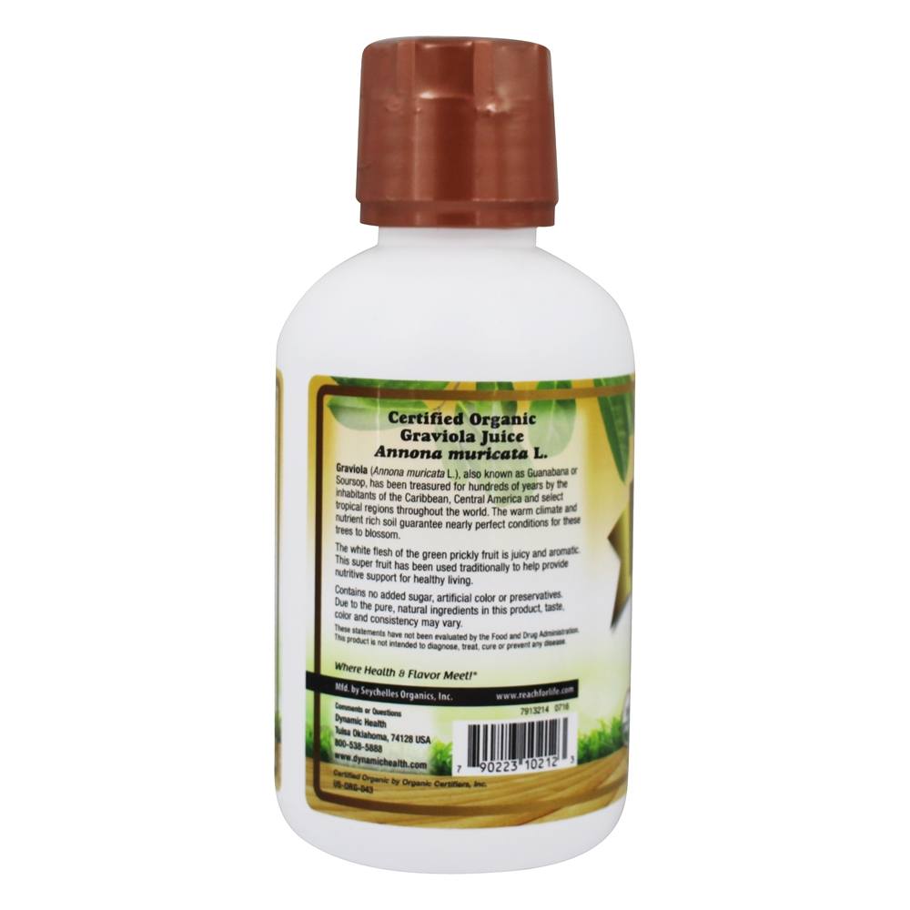 Comprar Suco de Ouro Graviola Orgânico Certificado - 16 fl. oz. Dynamic Health - Imagem 3