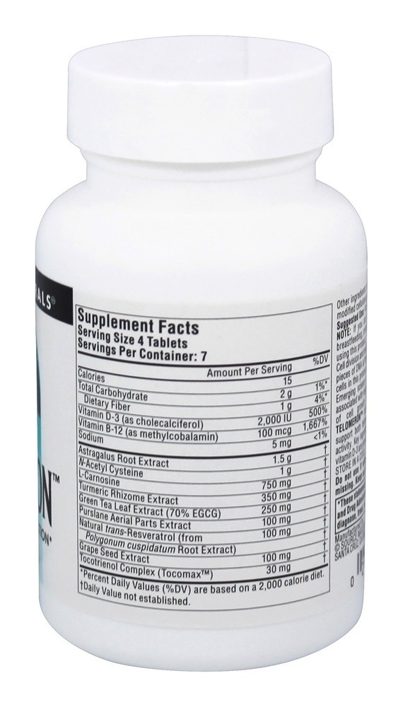 Comprar Telomeron - 30 Tablets Source Naturals - Imagem 2