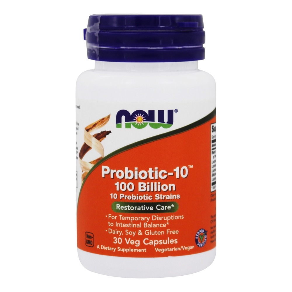 Comprar Probiótico-10 100 Bilhões de UFC - 30 Cápsula (s) vegetal (s) NOW Foods