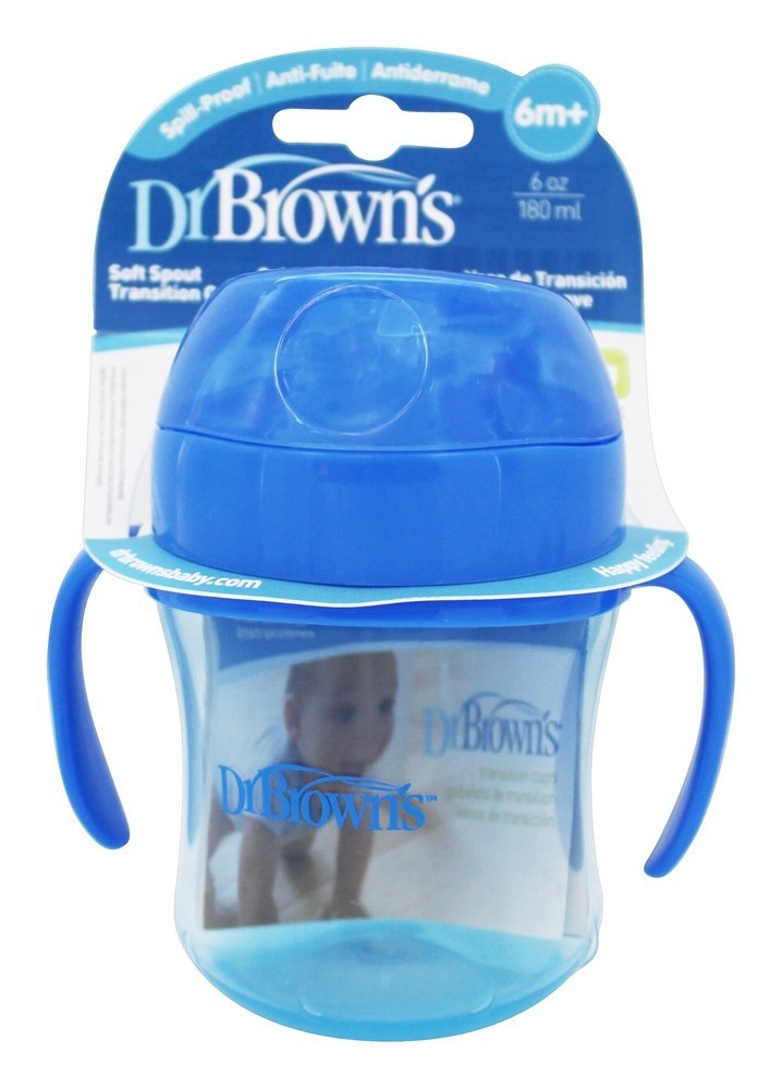 Comprar Copo de Transição Bica Suave Azul - 6 oz. Dr. Brown's - Imagem 2