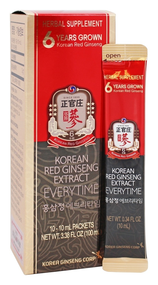 Comprar Extrato de Ginseng Vermelho Coreano Toda vez - 10 Pacotes (s) Korea Ginseng Corp