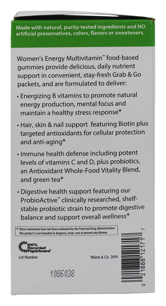 Comprar Women's Energy Gominhas Multivitamínicas Sabor Laranja - 30 Pacotes (s) Rainbow Light - Imagem 3