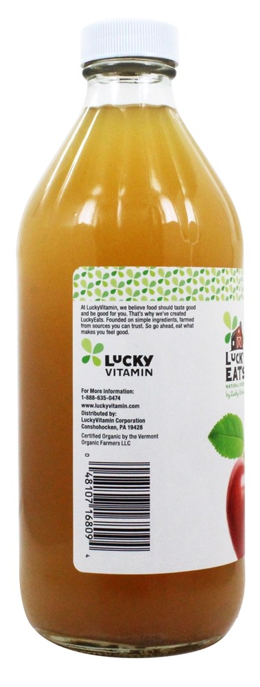 Comprar Vinagre de maçã cru orgânico com mãe por LuckyVitamin - 16 fl. oz. LuckyEats - Imagem 3