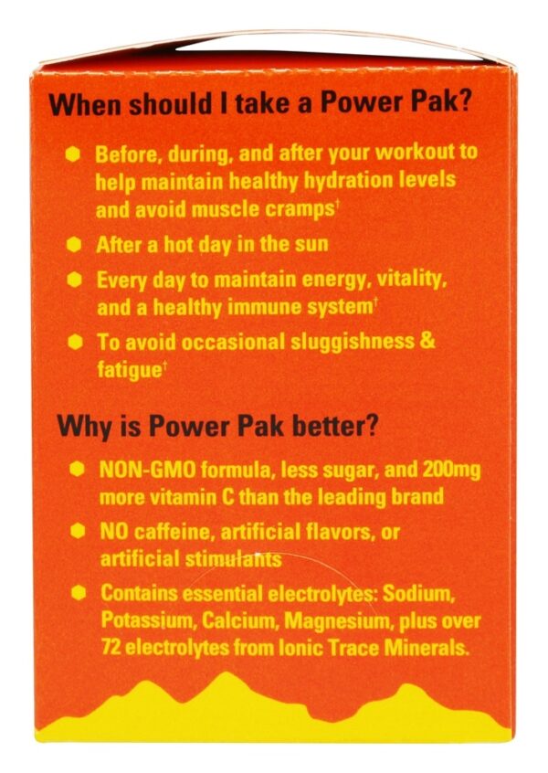 Comprar Eletrólito Vigor Poder Pak Tangerina - 30 Pacotes (s) Trace Minerals Research - Imagem 4
