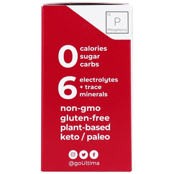 Comprar Ultima Replenisher Eletrólito Pó Framboesa - 20 Pacotes (s) Ultima Health Products - Imagem 4