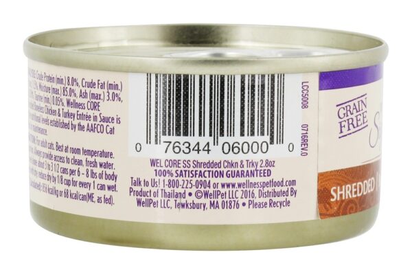 Comprar Grão Livre Assinatura Seleciona Gato Comida Picado Desossado Frango & Peru Entrada em Molho - 2.8 oz. Wellness Pet - Imagem 4