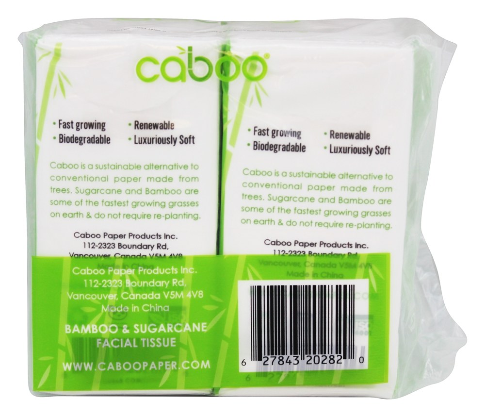 Comprar Bambu e Cana Facial Tecido - 8 Pacote (s) Caboo - Imagem 2