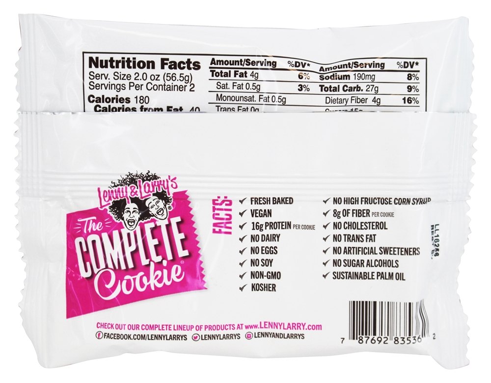 Comprar O bolo de aniversário de caixa de biscoito completo - 12 Cookies Lenny & Larry's - Imagem 5
