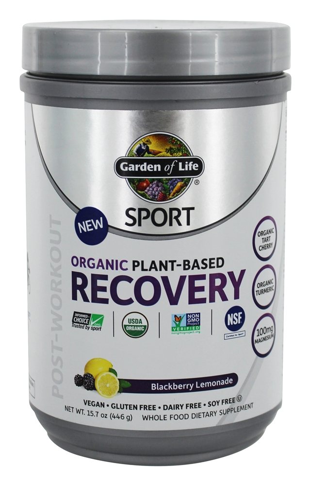 Comprar Recuperação Orgânica à Base de Plantas Blackberry Lemonade - 15.7 oz. Garden of Life