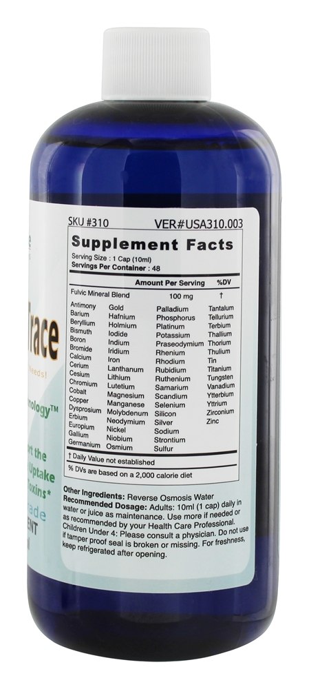 Comprar Líquido Iônico Fulvic Traçar Minerais Imune Apoiar - 16.2 fl. oz. Good State - Imagem 2
