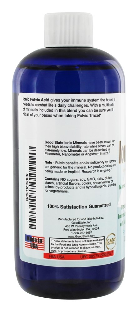 Comprar Líquido Iônico Fulvic Traçar Minerais Imune Apoiar - 16.2 fl. oz. Good State - Imagem 3