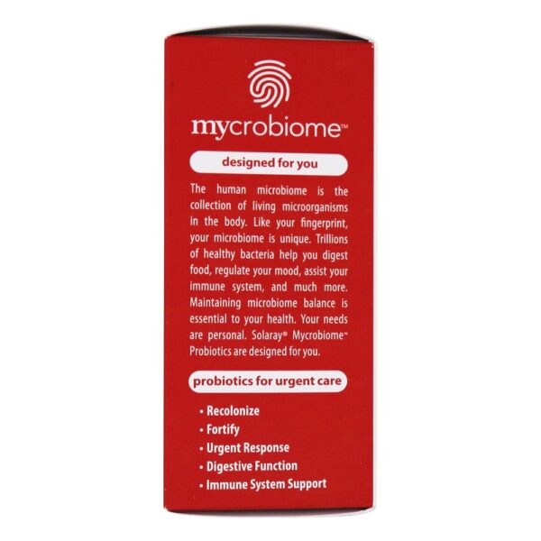 Comprar Mycrobiome Probiótico + Inulina Prebiótica Assistência Imediata 100 bilhões UFC - 30 Cápsula (s) vegetal (s) Solaray - Imagem 4
