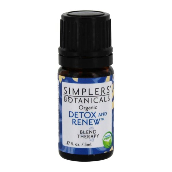 Comprar Mistura de Terapia Orgânica Desintoxicação e Renovação de Óleo Essencial - 0.17 fl. oz. Simplers Botanicals - Imagem 5