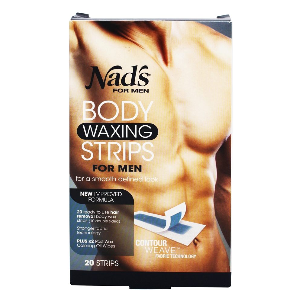 Comprar Tiras de Depilação Corporal para Homens - 20 Faixa (s) Nad's
