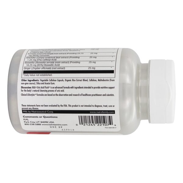 Comprar úrico ácido Nivelar Clínico Estilos de vida Limpeza Fórmula - 60 Cápsula (s) vegetal (s) Kal - Imagem 4