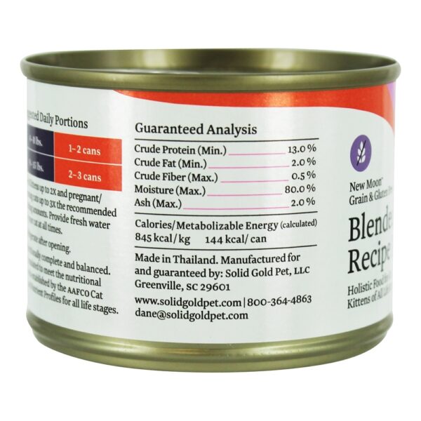 Comprar Enlatados Gato Comida Novo Lua Misturado Atum Receita em Molho de carne - 6 oz. Solid Gold - Imagem 4