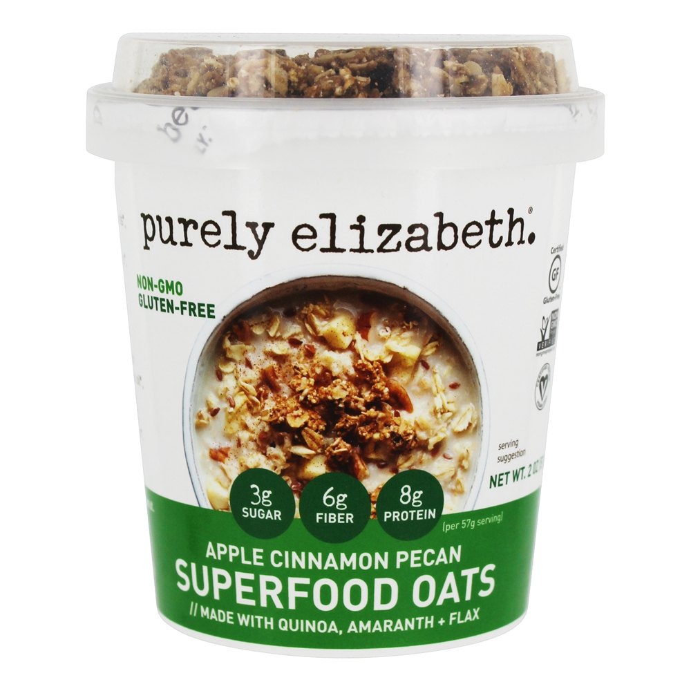 Comprar Sem glúten Aveia Superfood Maçã Cinnamon Pecan - 2 oz. Purely Elizabeth